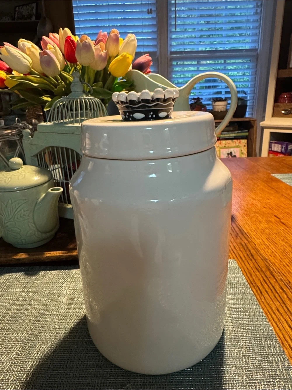 Rae Dunn GOOD DOG Treat Canister